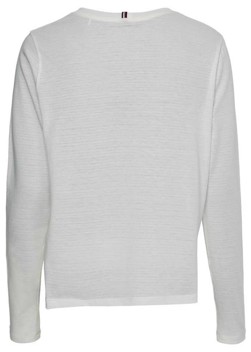 Женская теннисная футболкаTommy Hilfiger Long Sleeve Mesh Tee - White