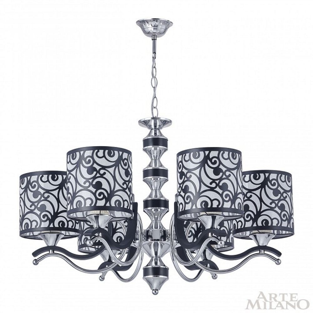 Подвесная люстра Arte Milano Florentia-4957 304957/6 Bk/Ni