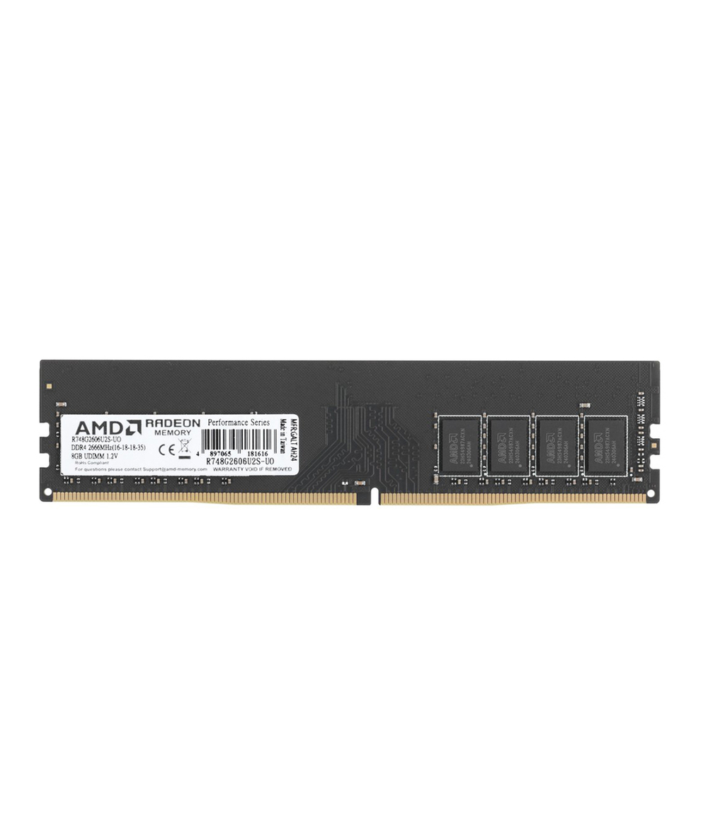 AMD DDR4 DIMM 8GB R748G2606U2S-UO PC4-21300, 2666MHz
