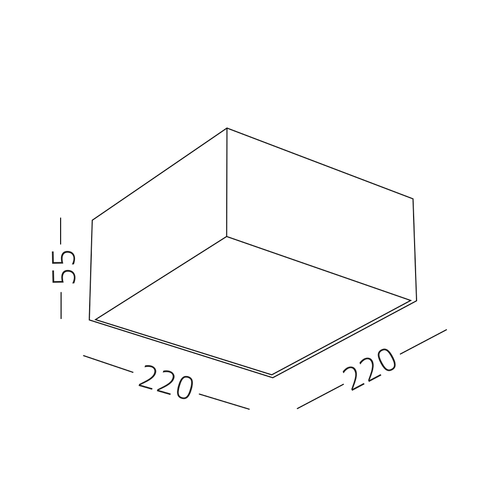 Светильник накладной LED 27W 4000K