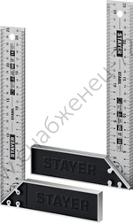 STAYER 250 мм, столярный угольник, Professional (3431-25)
