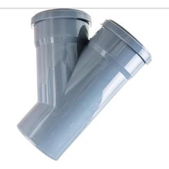 Тройник Политэк Пайп 110х110/45гр. ВК (25)