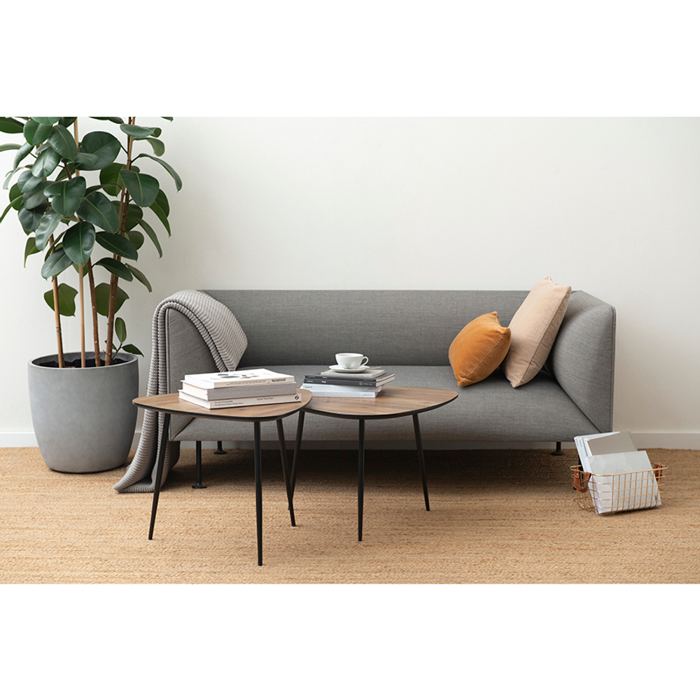 Столик alfie, 57х58х47 см, орех