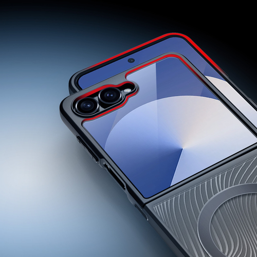 Чехол с поддержкой MagSafe от Dux Ducis для Samsung Galaxy Z Flip 7, серия Aimo Mag Series Case