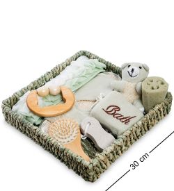 BT-07/3 Набор для бани с массажером и расческой «Мишка»