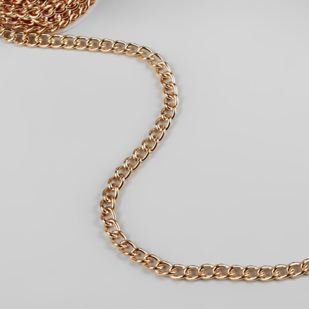 Цепочка железо 7,5*11,2мм , золотой