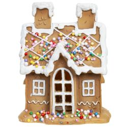 GAEM Фигурка декоративная с подсветкой "Домик", L10 W8,5 H12,5 см, 2в.