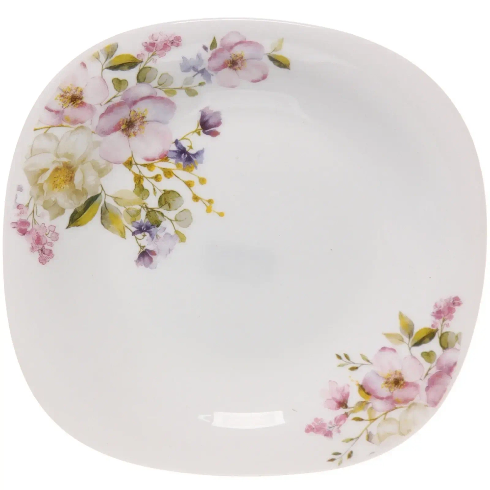 Набор столовой посуды 24 предмета «Весенние цветы» (3вида тарелок по 6шт+6салатников)