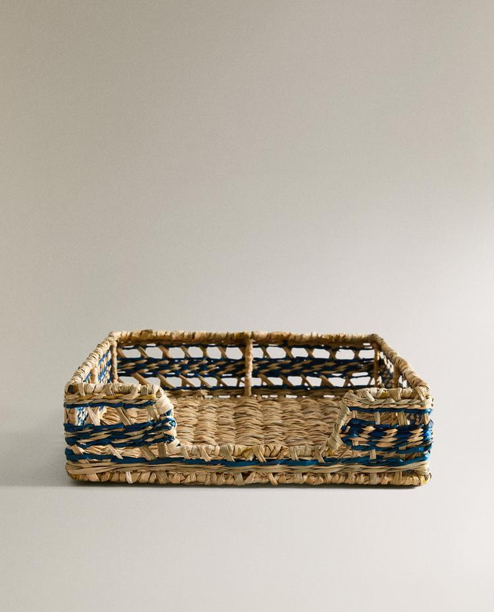 ZARA HOME ПОДСТАВКА ДЛЯ САЛФЕТОК, СИНИЙ