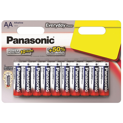 Батарейки Panasonic Everyday Power AA щелочные 10 шт