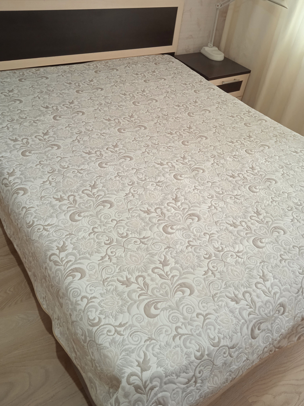 Покрывало жаккардовое двухстороннее Нежность 2662-18 евро (240х200)