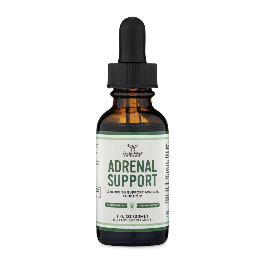 Double Wood Supplements - Adrenal Support Drops - 30x 1 mL liquid drops