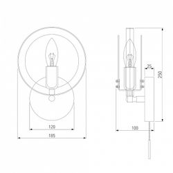 Бра Eurosvet Gallo 70121/1 белый