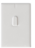 Вкладыш 05/наклонный/для кольца/язычок/прорезь для нитки