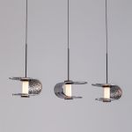 Подвесной светильник MD24020901-3B black/smoky