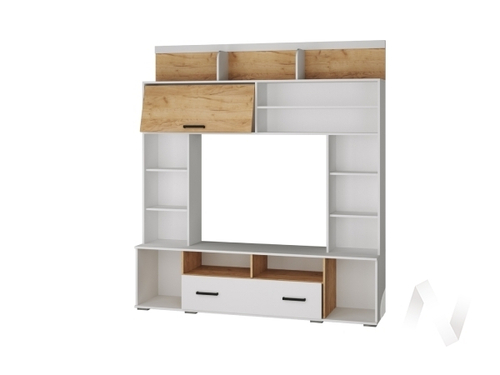 ОГЦС-2 Гостиная Оскар-18 (белый/дуб крафт золотой)