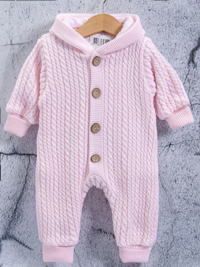 Комбинезон вязаный для девочки