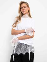 Юбка-баска Кружево 3 в 1 (белая)