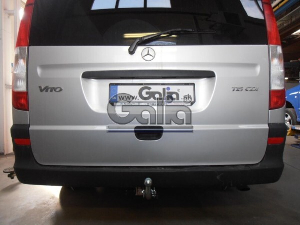 Фаркоп оцинкованный Galia M108C для Mercedes V-Class w447 2014-, Mercedes Vito w639 2003-2014, w447 2014-, Mercedes Viano w639 2003-2014(паспорт и сертификат в комплекте)(без электрики)