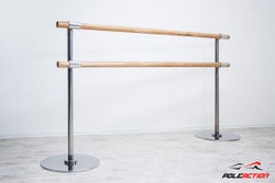 2-х уровневый мобильный (переносной) хореографический станок «Элегант» (нерж. сталь)