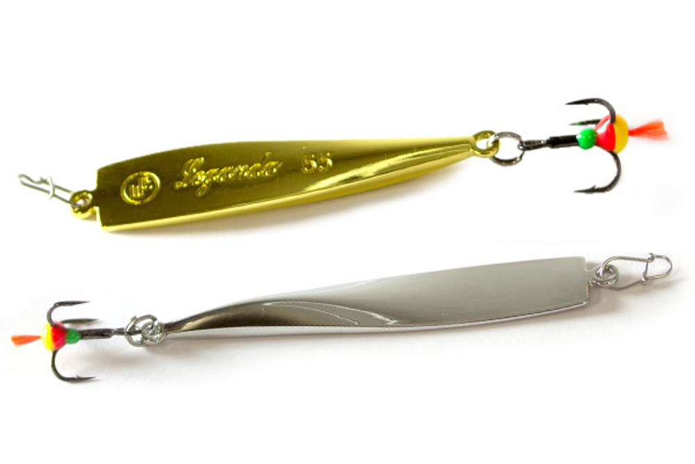 Блесна вертикальная ECOPRO Legenda, 55мм, 6г,S/G