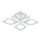 Потолочная светодиодная люстра Escada 10216/4LED BL
