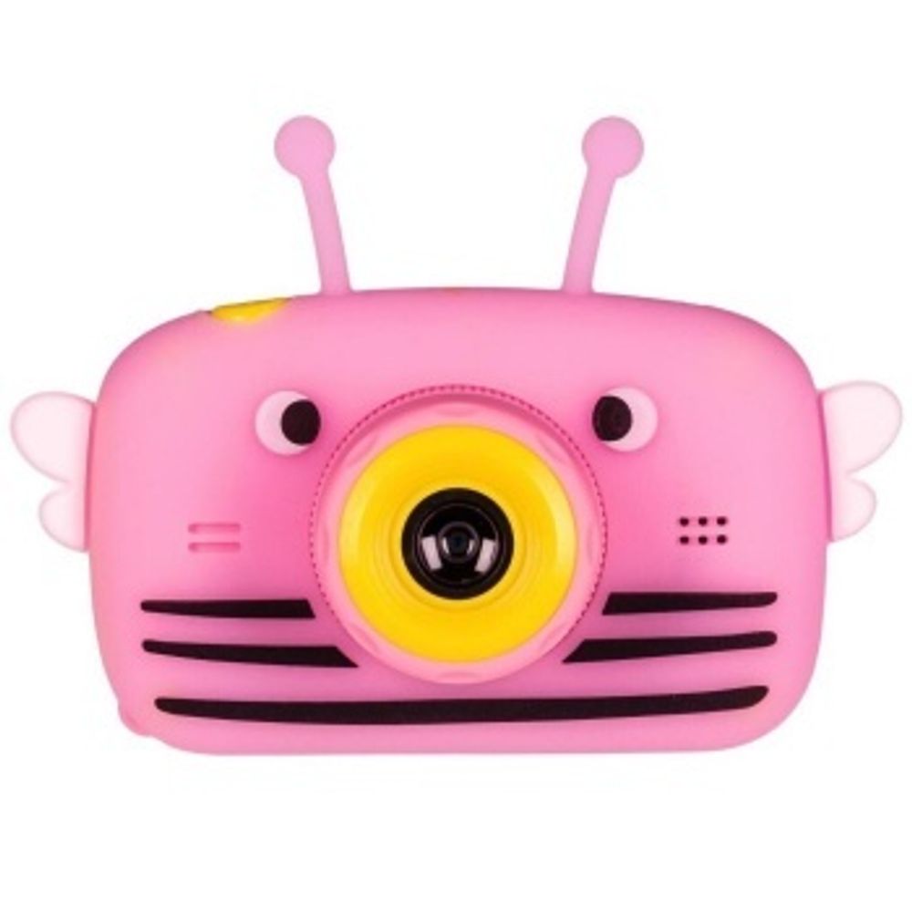 Детский цифровой фотоаппарат камера «Пчелка» (Розовый)