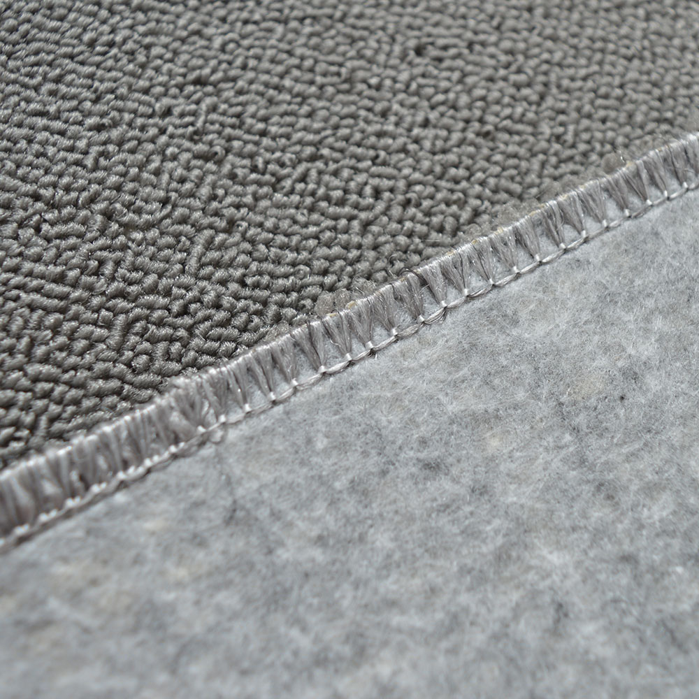 Коврик 50*80/50*50см Люксор Люкс Принт с вырезом, серый (в ассортименте)