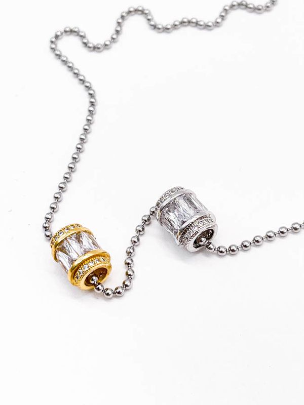 Цепь Perlina ( Silver tone )