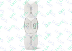 Белый гибкий самонагревающийся вибратор Zig Zag, 32 см