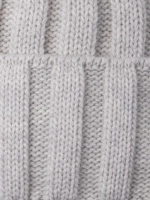 Шапка детская зимняя вязаная с помпоном