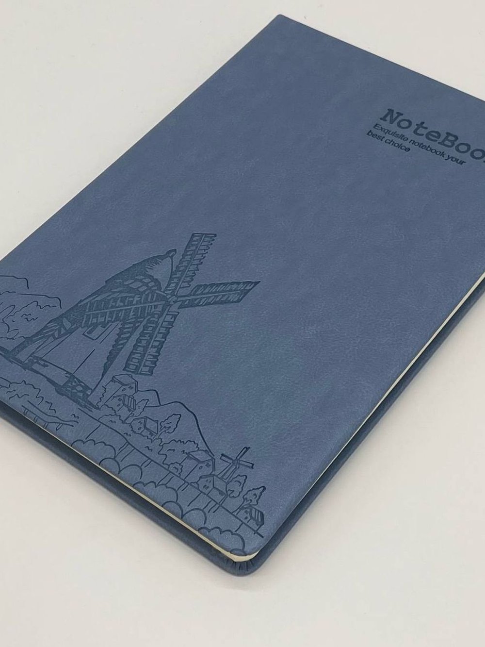 Блокнот 112 л. В5 25*17,5 см лин. серо-голубой  (7674-3)