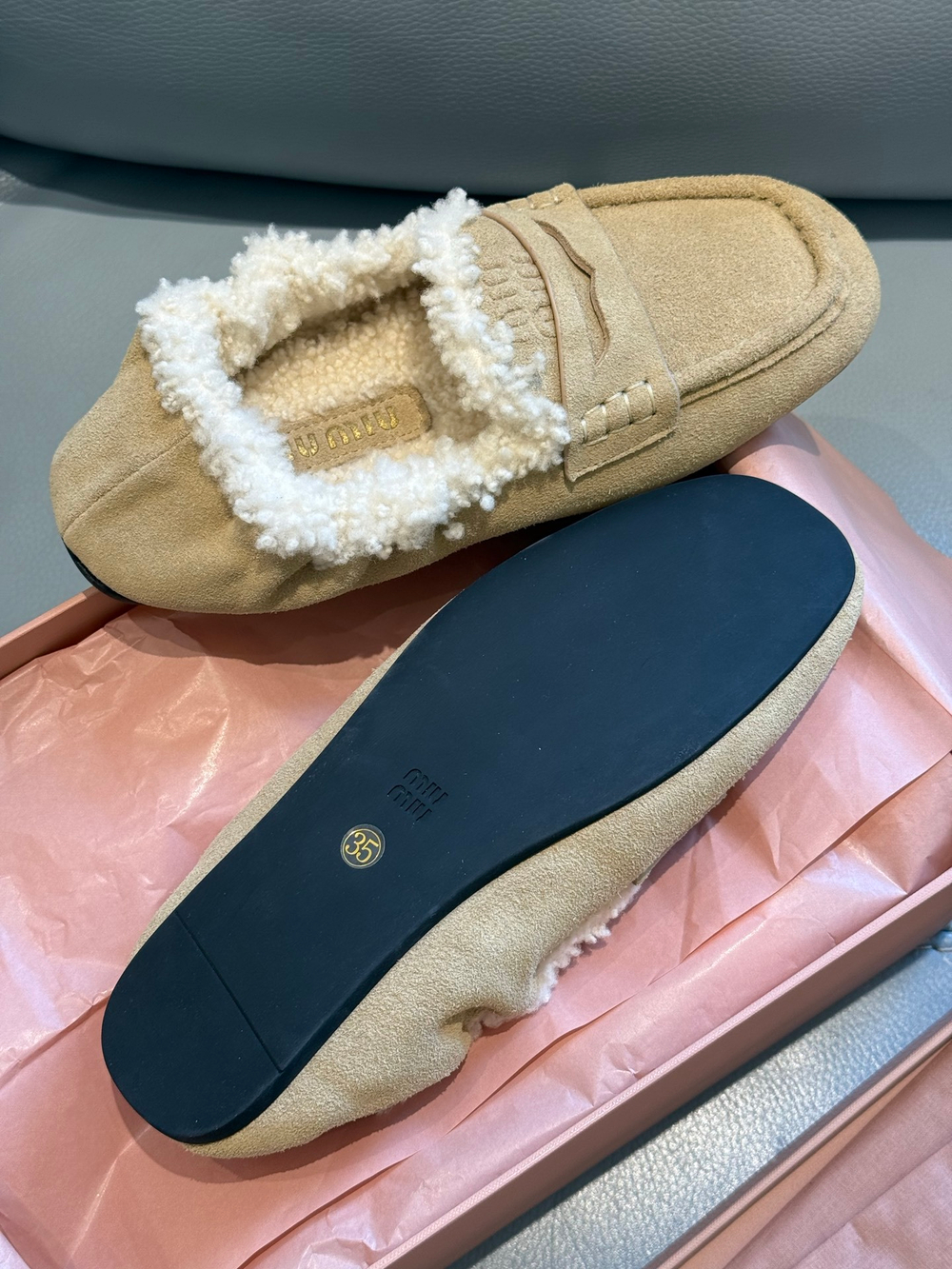 Miu Miu Suede Loafers (3 colors)