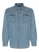 Джинсовая рубашка мужская Denim Shirt WOOLRICH