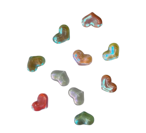 Набор фигурок сердечки