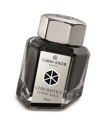 Флакон с чернилами Carandache Chromatics Cosmic Black 50мл (8011.009)