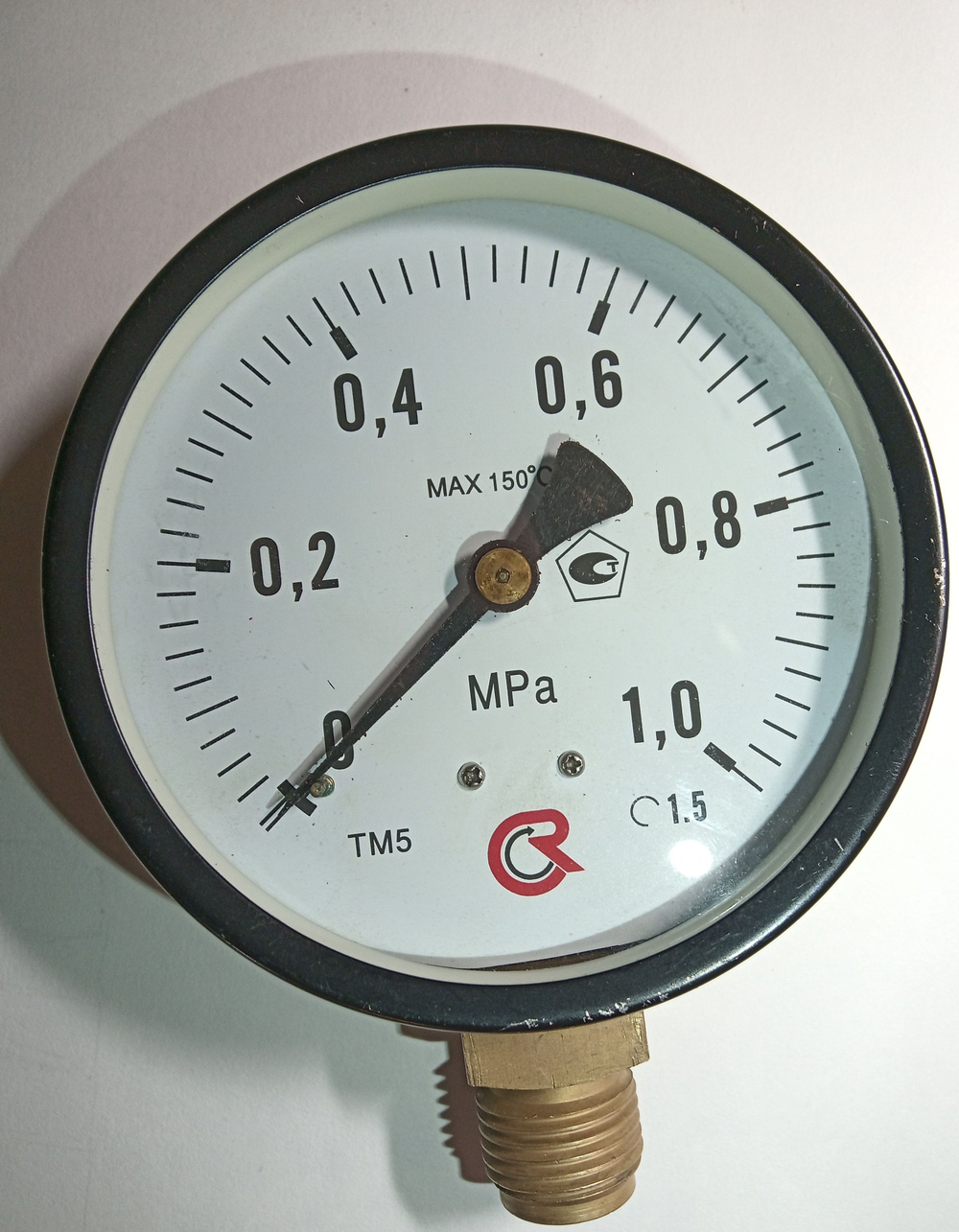 Манометр ТМ-5 радиальный Дк100мм 0-1,0MPa кл.1,5 G1/2" Росма