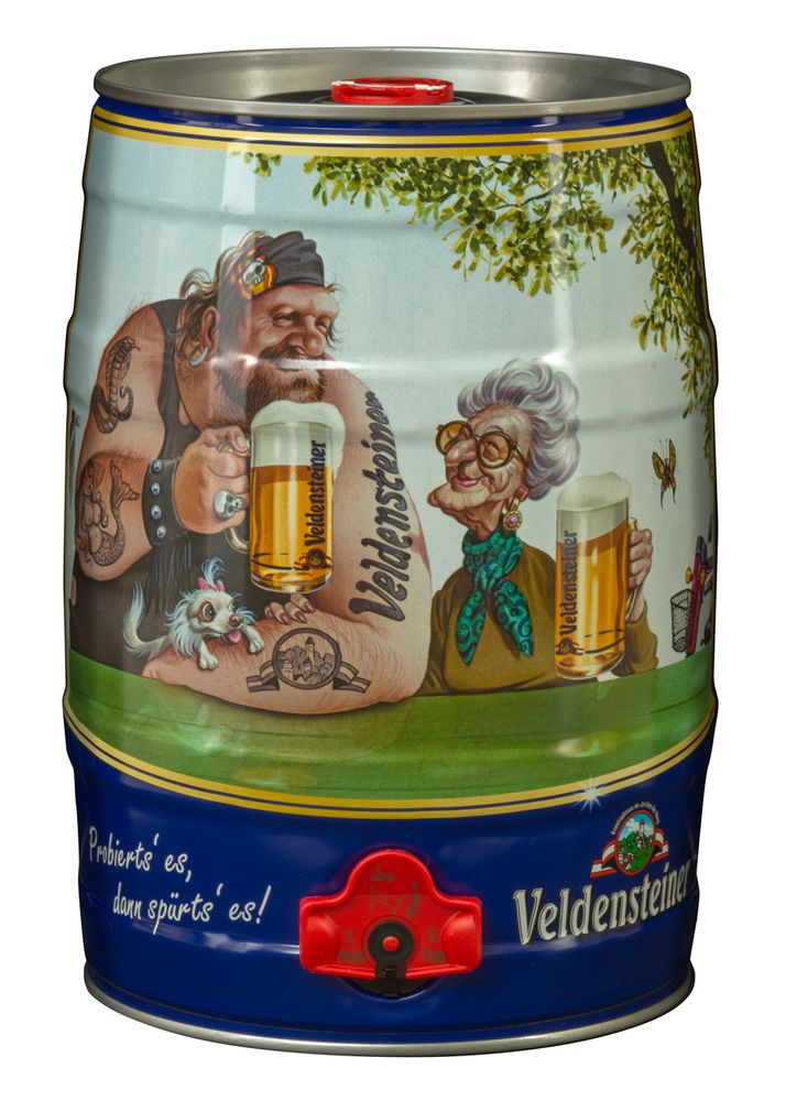 Бочонок пива Фельденштайнер Пилз / Veldensteiner Pils 5л
