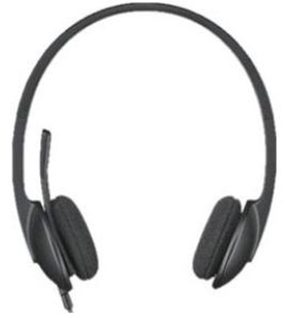 Наушники Logitech USB Headset H340 черный