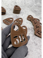 Номерки для гардероба прорезные