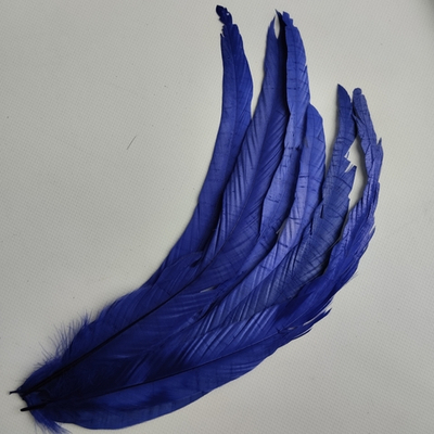 Перья петуха синие 2 сорт 30 -35 см. за штуку