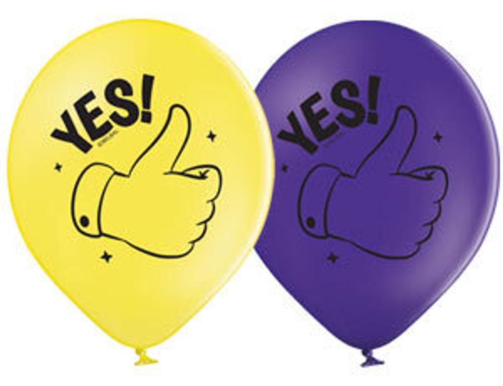Шар (14''/35 см) Yes!, 50 шт.