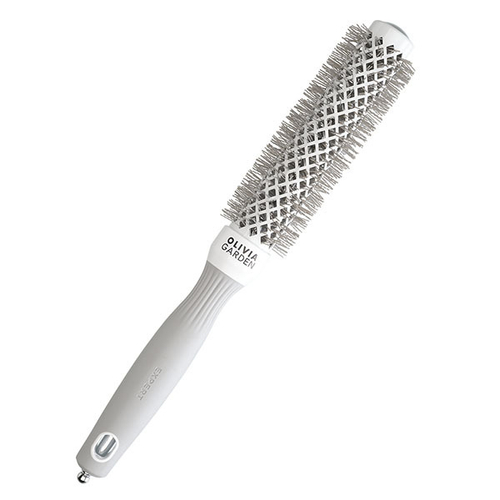 Olivia Garden Термобрашинг Expert Blowout Shine White&Grey Speed XL, d.25 мм