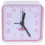 Будильник «Глори» 7,5*7,5*3см, микс цветов