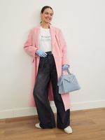 PERFECT JEANS С ЗАЩИПАМИ GRAPHITE