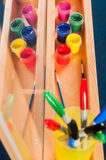 Двухсторонний прозрачный мольберт