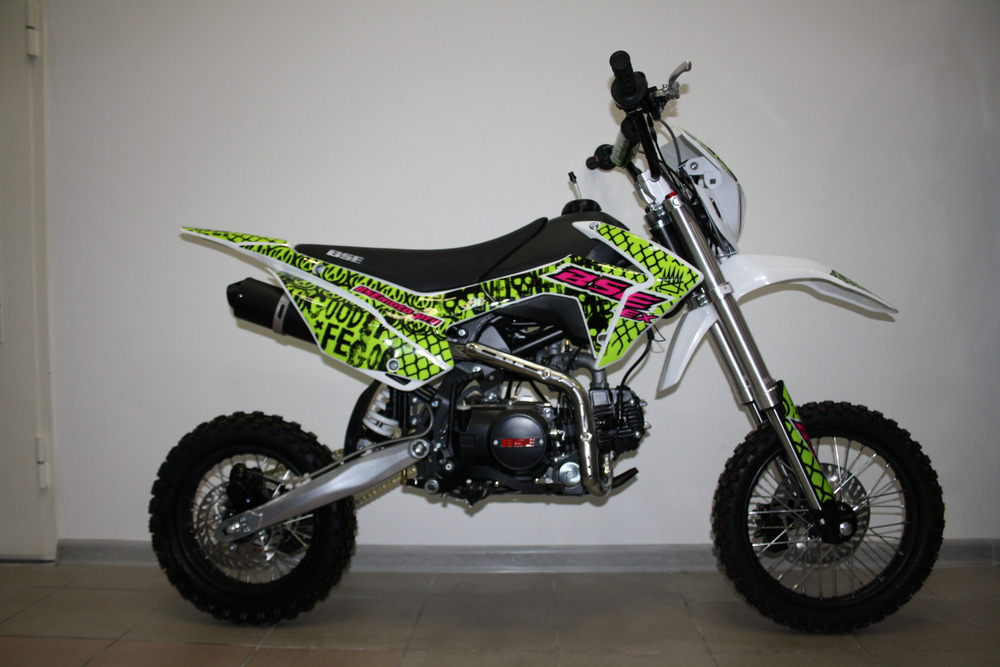 Питбайк BSE EX 125e 14/12 Max13 Green Pink Neon 2