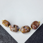 Океаническая яшма, риолит, крупная галтовка, ~ 12-15 мм, подобранный набор, цена за набор на фото