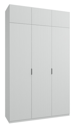 Антресоль на 3 дверный шкаф Париж, белый