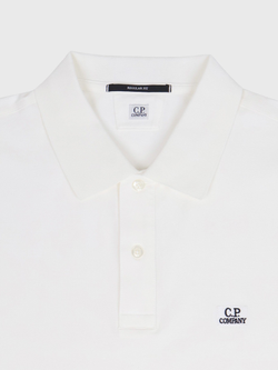 Поло C.P. Company Stretch Piquet White